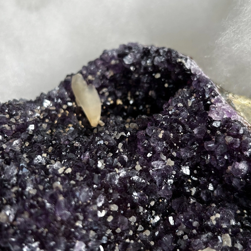 drusa di Ametista dall'Uruguay